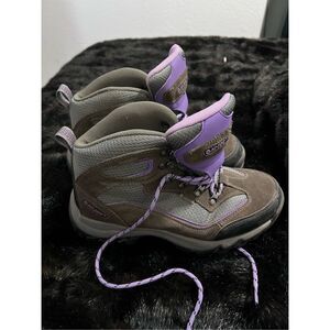 HI-TEC Women's Skamania Mid Wp-w Hiking Boot 9.5 purple trim